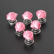 6 Curlies Braut Kommunion Hochzeit Haarschmuck Rose Blume