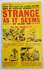 Strange As it Seems by Elise Hix 1960 Paperback (Bantam) 2nd Edition