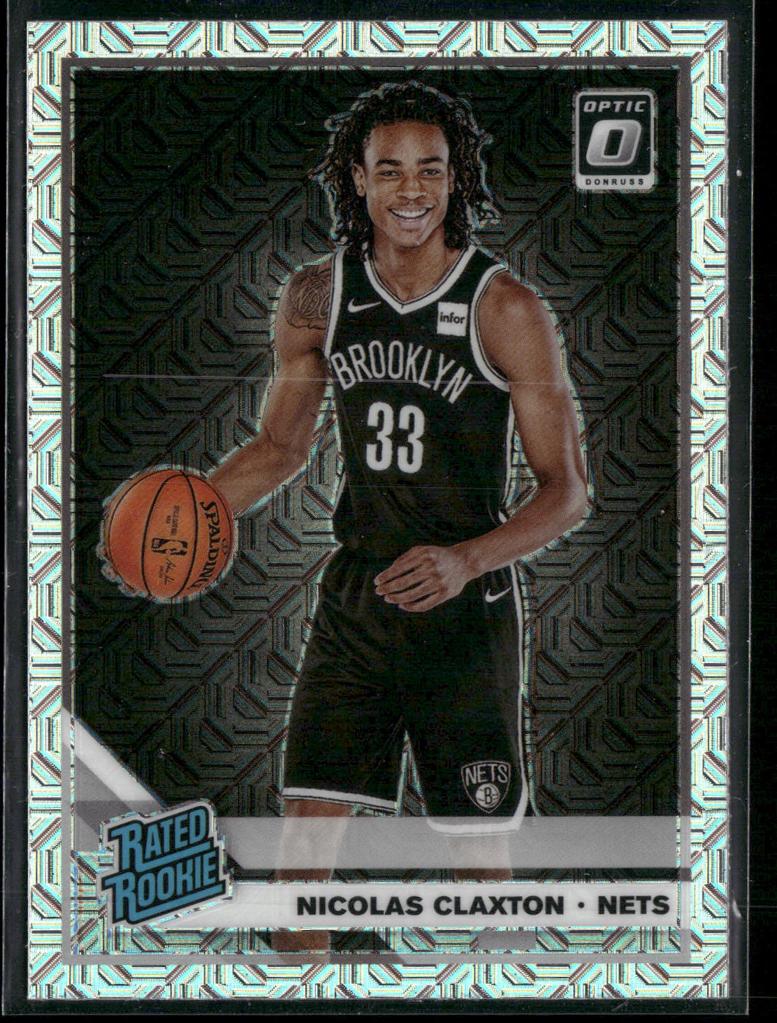 2019-20 Donruss Optic Nicolas Claxton #171 Choice NM-MT