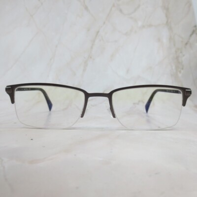 Nautica Eyeglasses Frame N7281-030 Women Brown Half Rim Rectangular  56-20-140