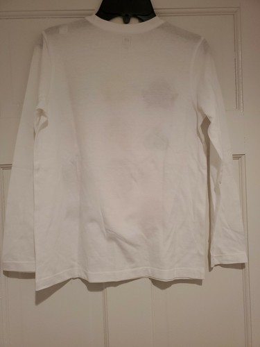 New Nintendo Legend of Zelda Emoji Faces Youth Medium 90s Gaming White L/S Tee - Picture 4 of 4