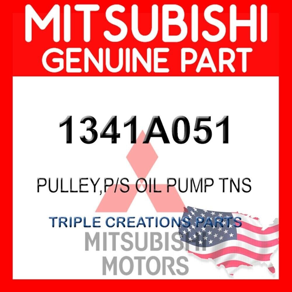 Genuine Mitsubishi 1341A051 Pulley Power Steering Oil Pump Belt