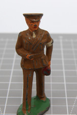 Vintage Barclay Manoil Toy Soldier - Doctor Medic Officer Carrying Medical Bag