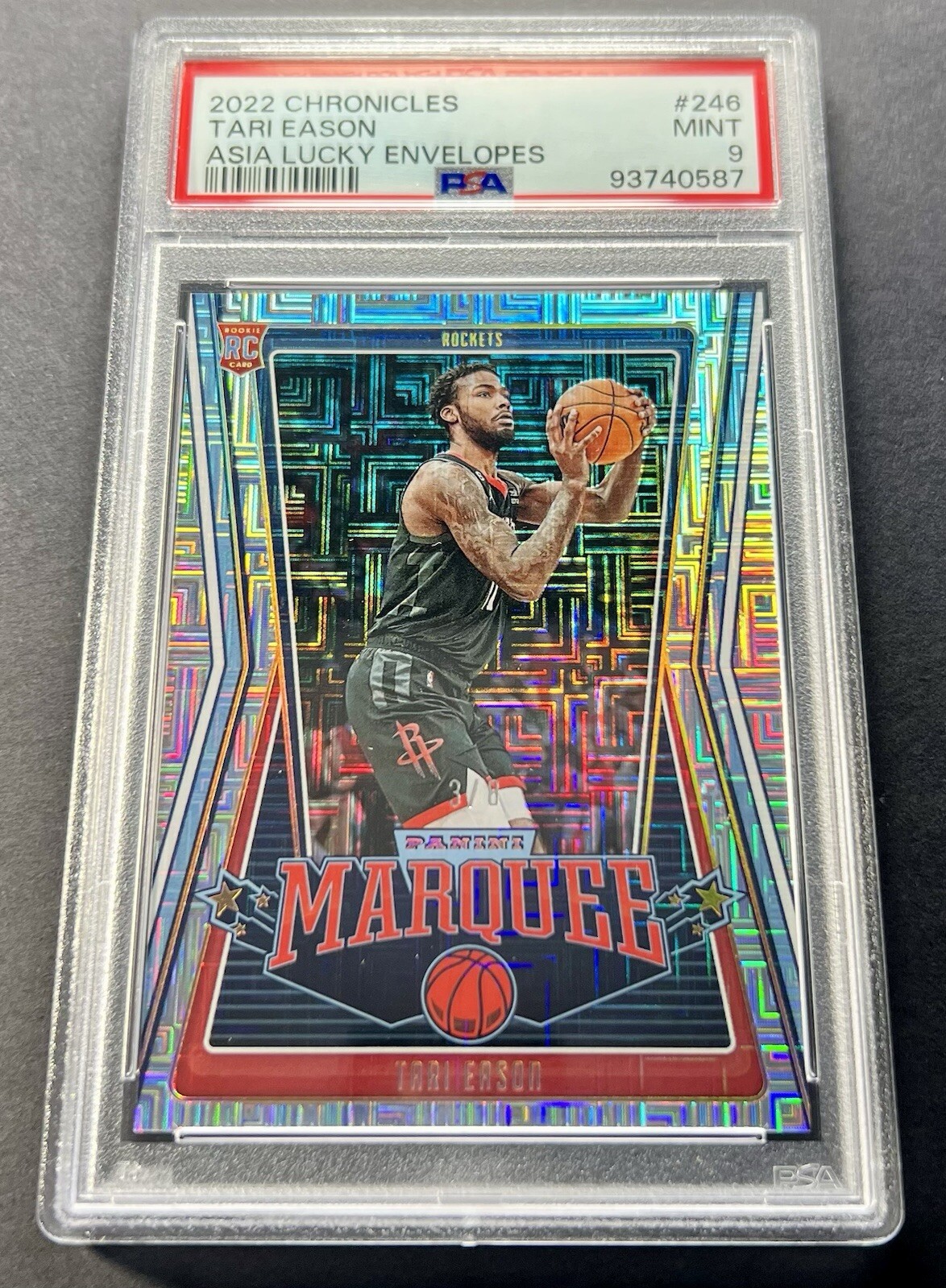 TARI EASON 2022-23 Chronicles 246 Asia Lucky Envelopes #/8 PSA 9 MINT RC ROCKETS
