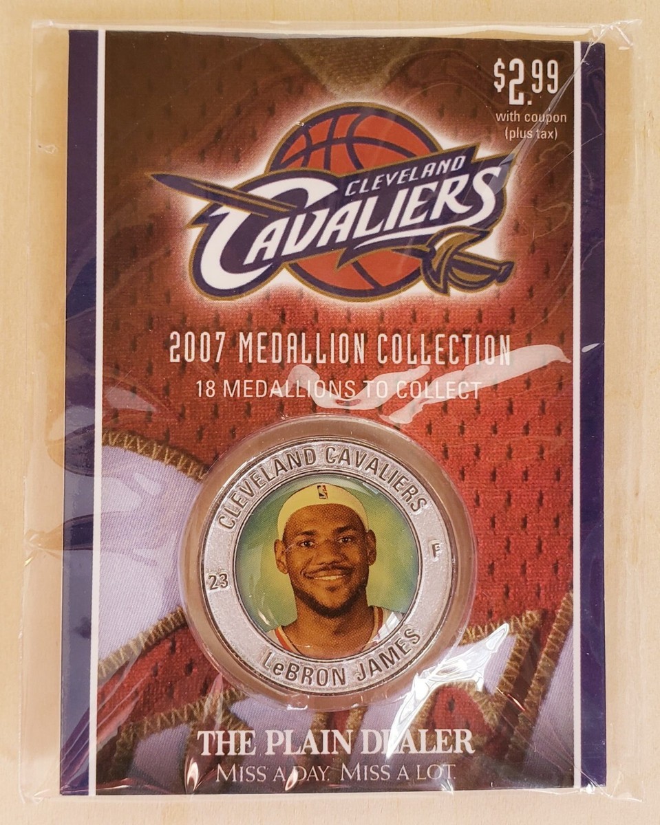 Vintage 2006-07 LEBRON JAMES Cleveland Cavaliers Commemorative