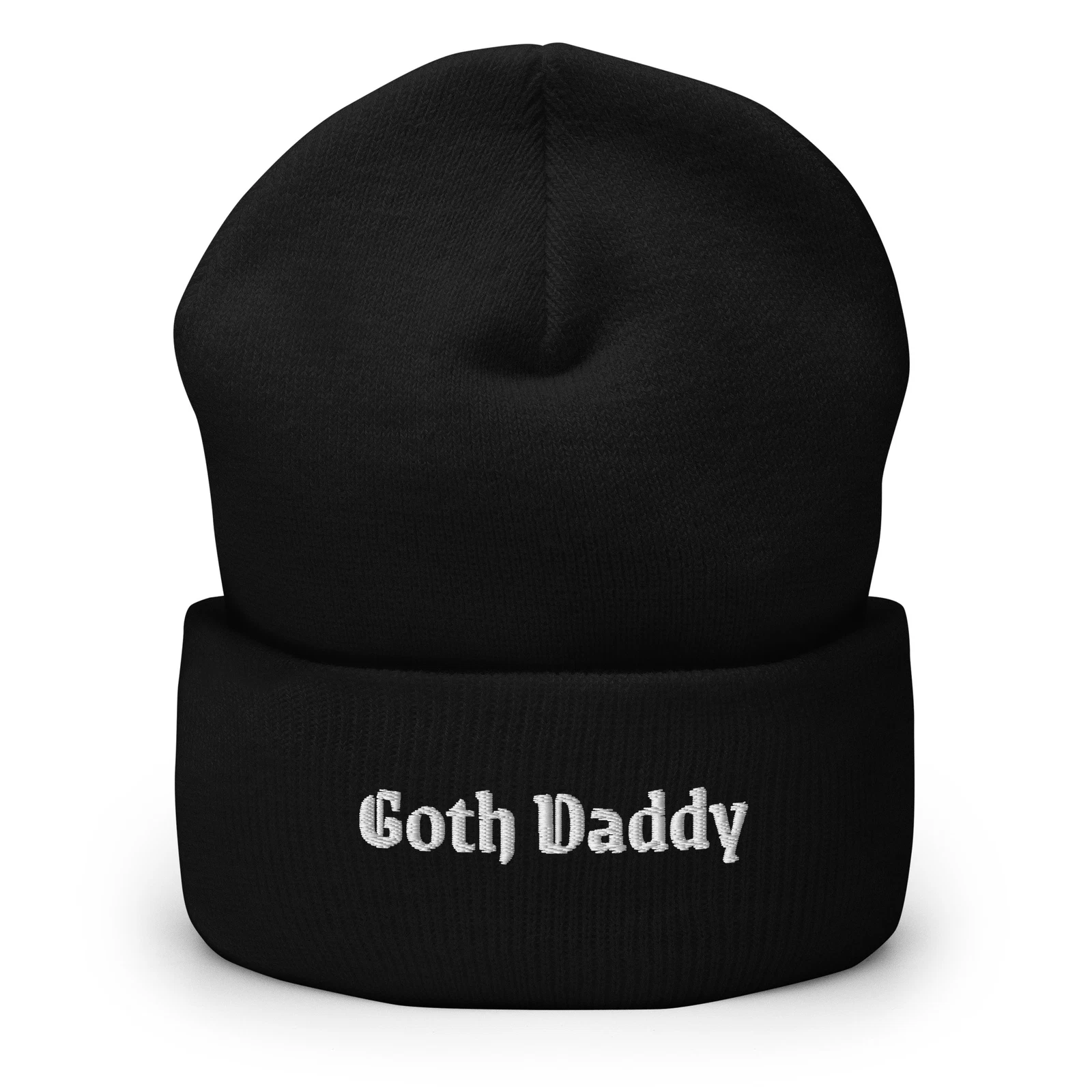 Goth Daddy Beanie Funny Gothic Dad Cuffed Beanie