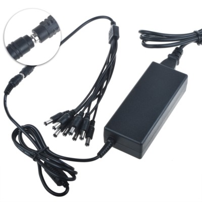 12V DC 5A Power Supply Adapter With 8Port Splitter Security Camera For Night Owl - Foto 2