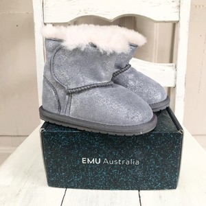 Nuevas Botas Invierno EMU Australia Bebé Niño Niñas Piel 18-24 meses Gris  Nuevo Con Etiquetas Gris | eBay