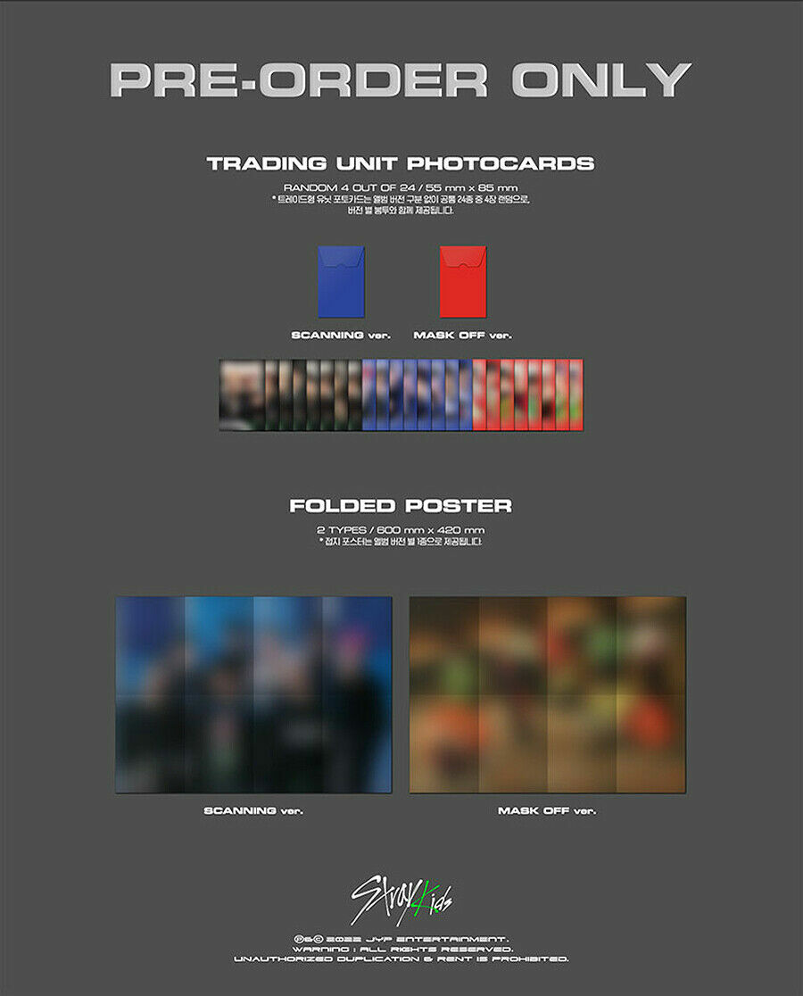 STRAY KIDS [ODDINARY] Album STANDARD RANDOM CD+PhotoBook+3