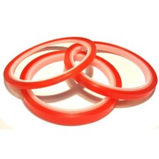 Double Sided Super Sticky Clear Tape Red Strong 5m Craft Roll 3mm 6mm 9mm 12mm