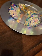 Iridescent Golden Rose / Unique Gift / Decorative Keepsake / Give just because /