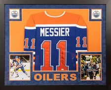 Mark Messier Signed & Framed Edmonton Oilers Jersey JSA COA