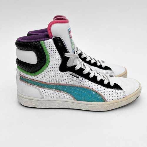 Puma First Round Trainers Hi Top Sneakers Shoes US Size 8.5 Womens Puma First Round Trainers Hi Top Sneakers Shoes US Size 8.5 Womens