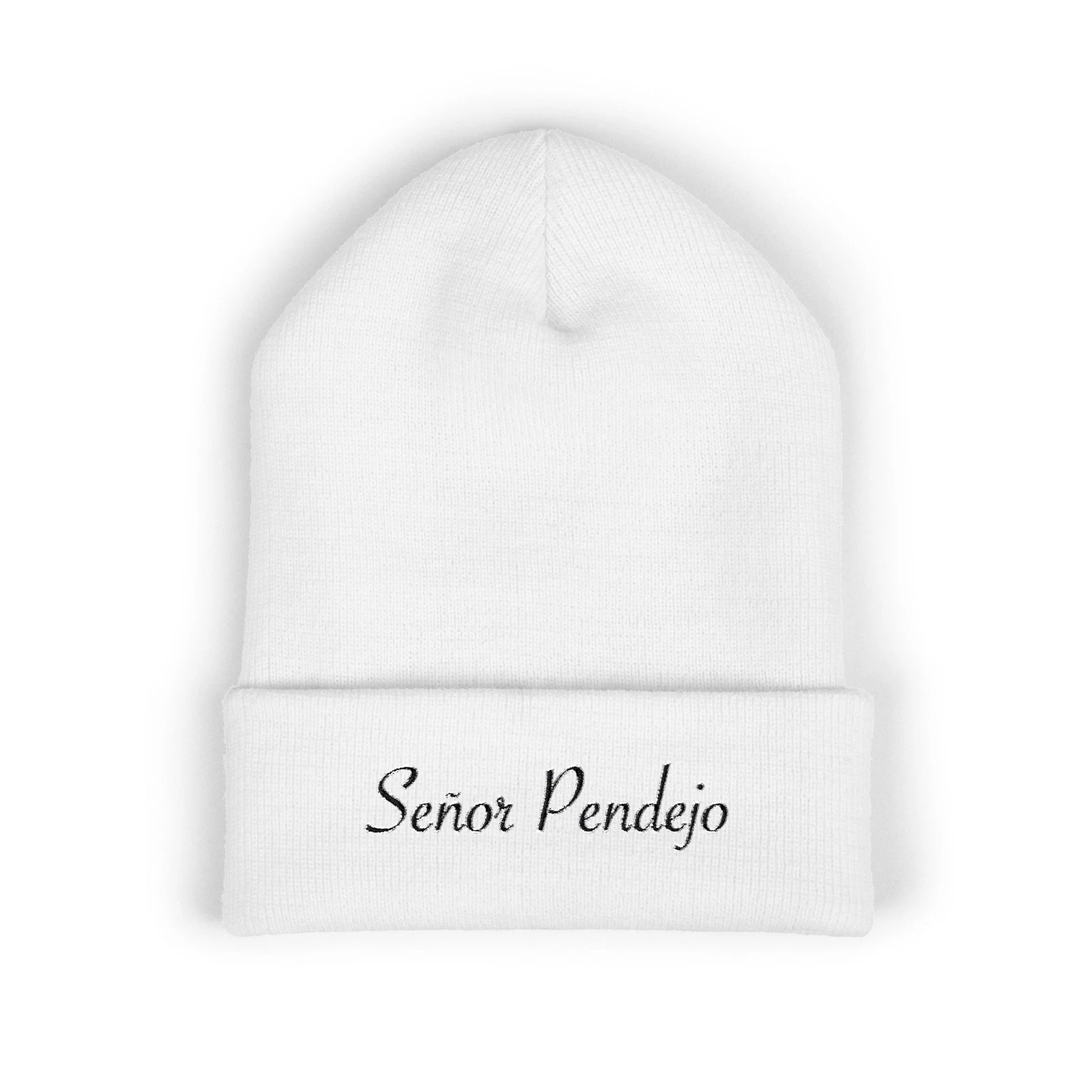 Señor Pendejo Cuffed Beanie with Embroidery