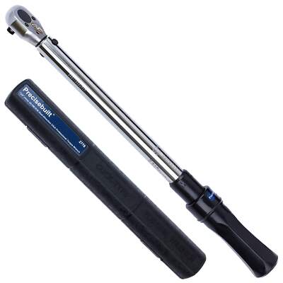 Precisebuilt 3/8'' Drive 10-100 ft-lb (Nm) Dual-Direction Click Pro Torque Wrench