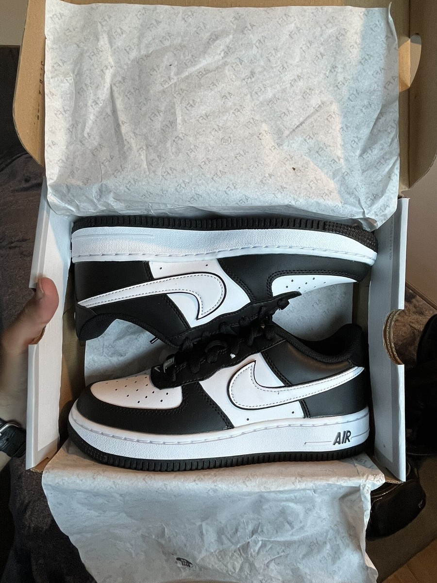 AIR FORCE 1 LV8 2 (GS) BLACK/WHITE-BLACK (5Y) | eBay