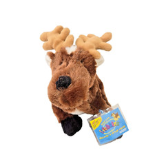 Ganz Webkinz Classic Reindeer HM137 brown Christmas plush NEW with sealed code
