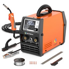 HITBOX 4in1 200A MIG-Schwei&szlig;ger&auml;t 220V Gaslos MMA Lift TIG Spool Gun kompatibel