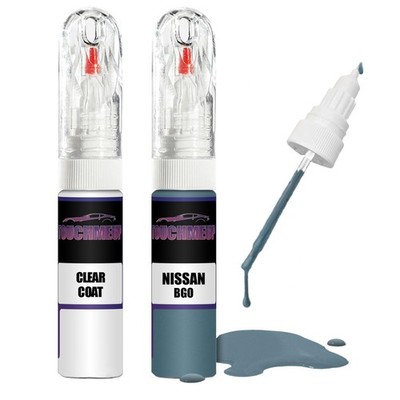 Lackstift für NISSAN ARCTIC BLUE BGO + Klarlack Pinsel Kratzer Fix Kit