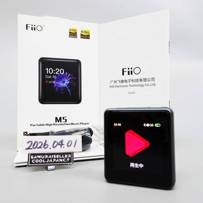 FiiO M5 Hi-Res MP3 Music Player Bluetooth Touch Screen English Language Tested
