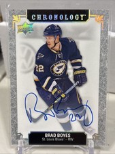 2018-19 UD Chronology Brad Boyes Franchise Heritage Auto