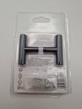 Black Steel Kitchen Cupboard Handle GoodHome Annatto