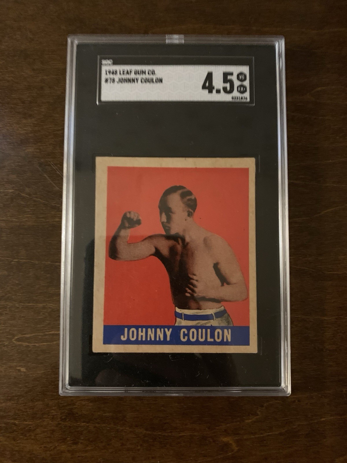 1948 Leaf Johnny Coulon #78 SGC 4.5