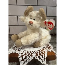 Ty Attic Treasures Ramsey the Ram Crema Peluda Peluche Oveja Años 90 De Colección Etiquetado