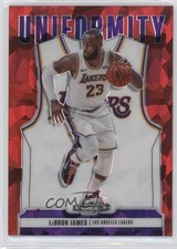 2020 Panini Contenders Optic Uniformity Red Cracked Ice Prizm LeBron James 1fb7