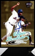 1999 Ultra #43G Edgar Renteria Auto Signed IP Gold Medallion Florida Marlins