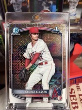 George Klassen 2025 Bowman Chrome Prospects Mega Box Mojo Refractor #BCP-63