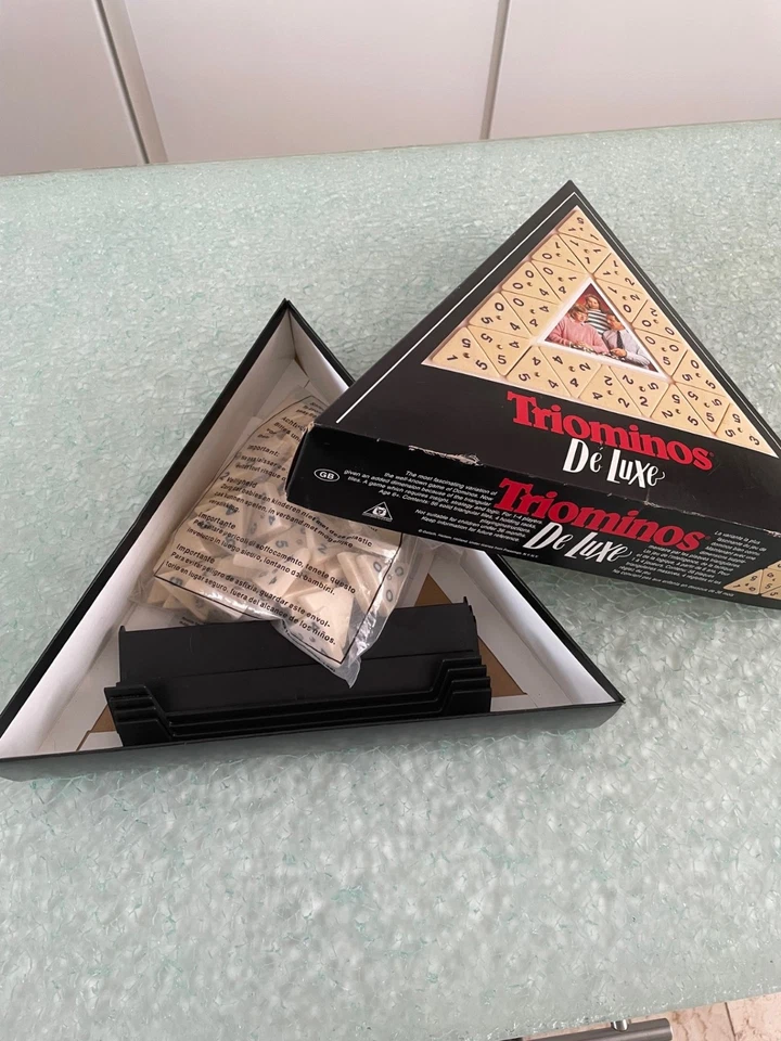 Triominos De Luxe - par Goliath - complet - en bon état - Photo 2/4