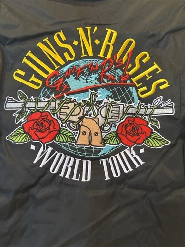 Rare Guns N’ Roses Official 2021 World Tour Large Bomber Jacket New - product listing photo