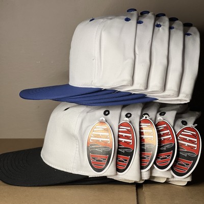 Vintage Kee & Ed Hat Cap Snapback Lot Of 10 Bundle Blue Black Two Tone Mens 90s
