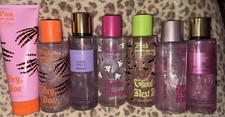 Victoria's Secret PINK Ghosted, Ghoul, Boo shimmer mist Halloween set of 3