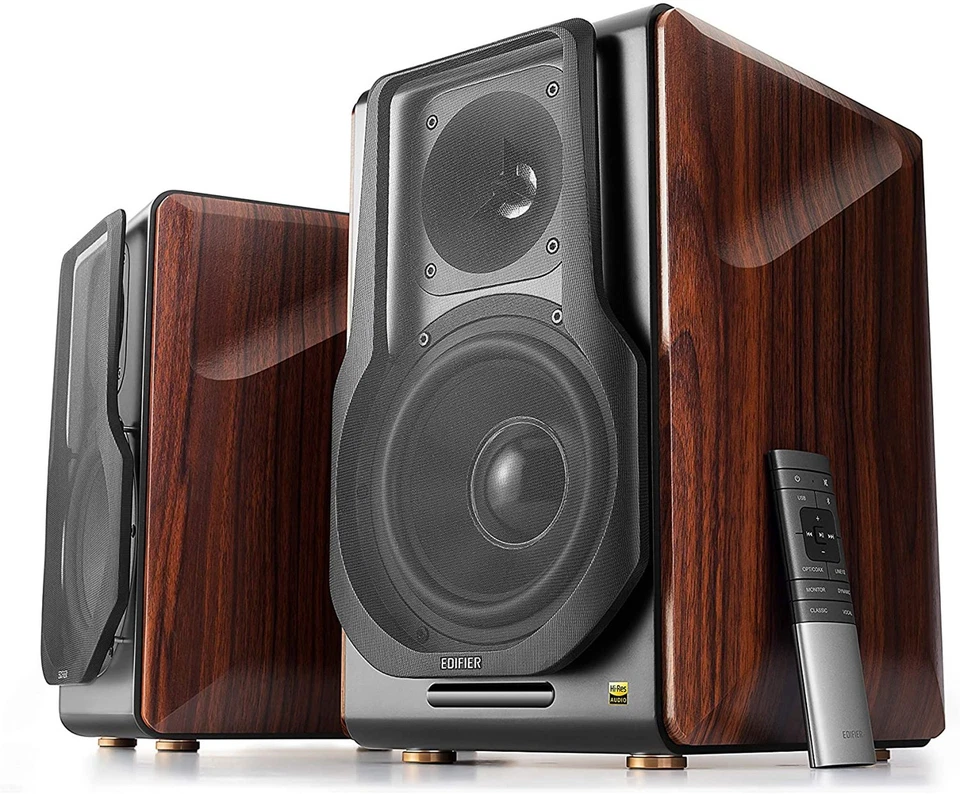 EDIFIER S3000Pro 2.0 BT Soundsystem Bluetooth 5.0 Lautsprecher System Holz