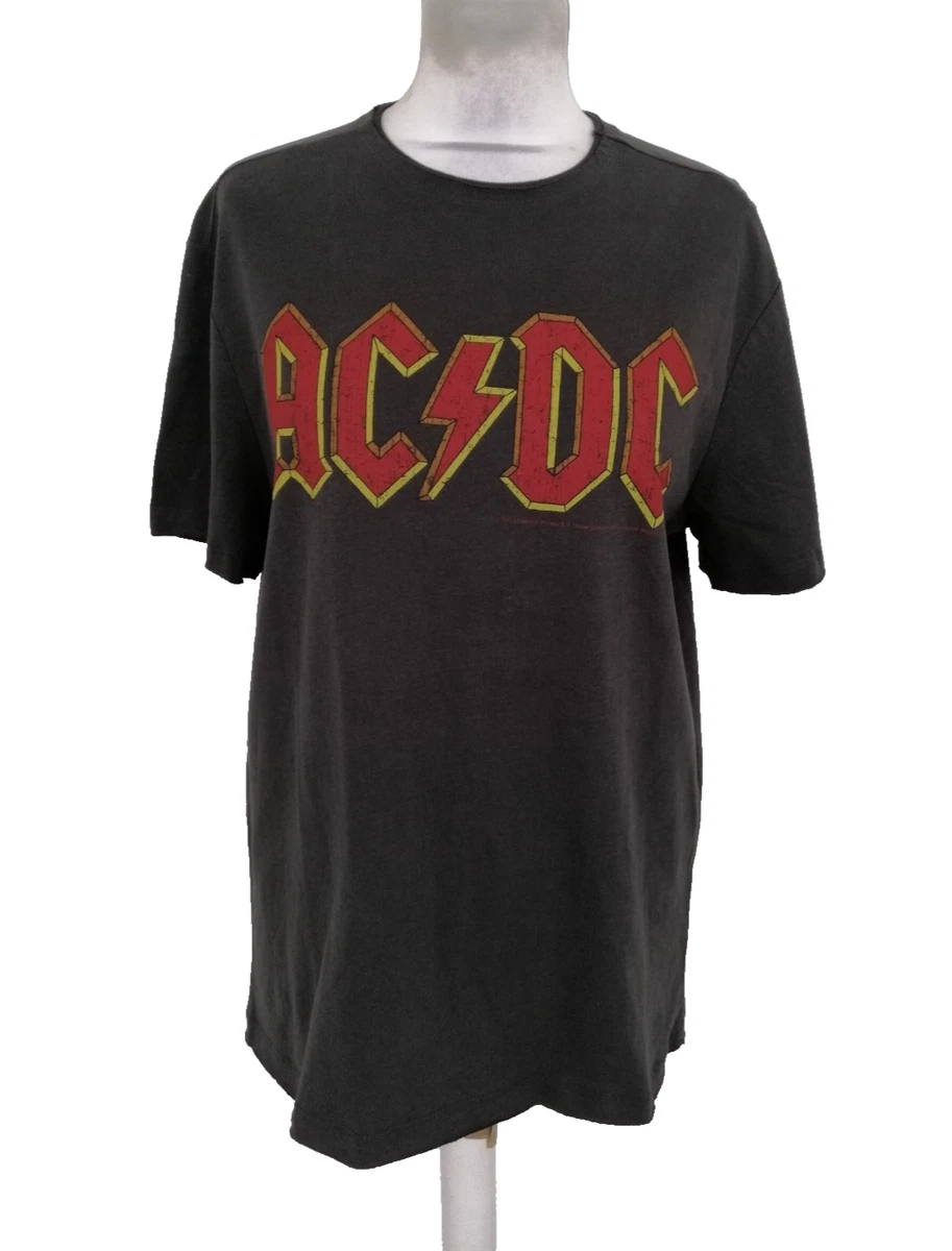 AC/DC T-Shirt Ufficiale PWR-Up Raglan Donna: Logo Band, Vestibilità Skinny Fit, Taglia XS