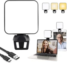 Video Conference Lighting Kit Laptop Clip Light for Zoom Streaming Calls