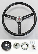1969-1993 Cutlass F85 Toronado 98 442 Black Grip On Black Steering Wheel 15 1969-1993 Cutlass F85 Toronado 98 442 Black Grip On Black Steering Wheel 15