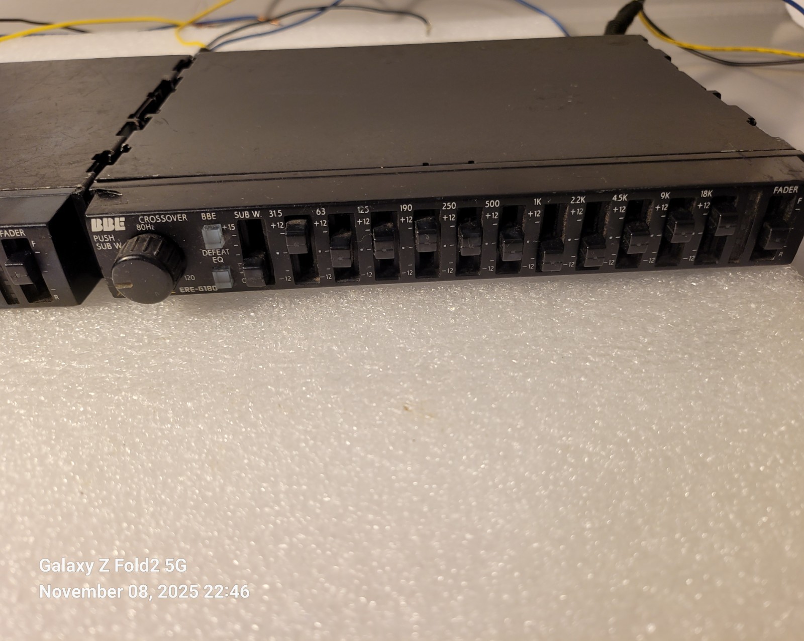 Alpine ERE-G180 Equalizer Old School Car Equalizer 11 Bands Good Working