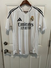 ADIDAS Arda Guler REAL MADRID HOME JERSEY 2024/25 Authentic Large Slim Fit White