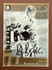 Ray Bourque Boston Bruins 2004/05 In the Game Heroes & Prospects On Card Auto!!