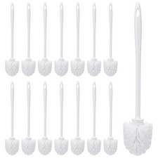 JIEYAO 15Pcs Heavy Duty Toilet Brush Set, Long Nylon Bristle Bathroom Cleaning