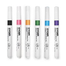 6-Piece Metal Stamp - 6 Colors - Black, Pink, Green, Peacock Blue, Purple, Gold