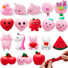 28 Pack Valentine Cards with Mochi Squishy Toys for Kids Classroom Favors