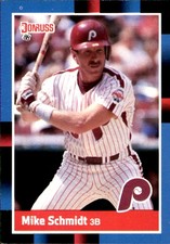 Mike Schmidt 1988 Donruss #330 Philadelphia Phillies FREE SHIPPING AutographDen