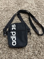 Image of Adidas Originals Festival Unisex Crossbody Shoulder Waist Bag Black White