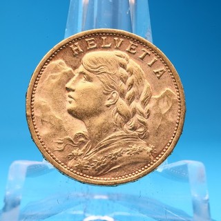 Schweiz 20 Franken 1901 B Vreneli 6 45 Gramm 900 Gold Vz
