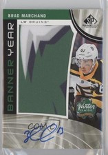 2019-20 SP Game Used Banner Year NHL Winter Classic 11/25 Brad Marchand Auto uk2