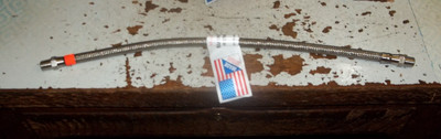 HOSE MASTER HM 316 SS BRAIDED FLEX HOSE 18'' END TO END (TT3)